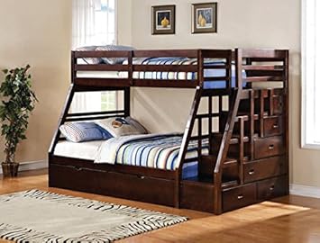 twin over double bunk bed
