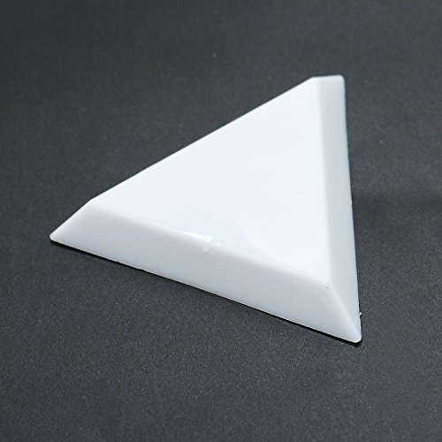 HUELE 20 PCS Bead Sorting Trays Triangle Green Plastic