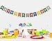 Happy Birthday Banner Bunting Laser Cut Felt 60 inches wide - Party Colors