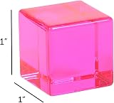 tickit Gem Cubes 10 Acrylic Stacking Building Blocks Rainbow Colors view 3