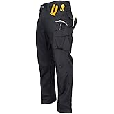 VANLENS FR Pants for Men Ripstop Flame/Water Resistant Lightweight Cargo Pants Boot Cut CAT2 NFPA2112 Welding Pants