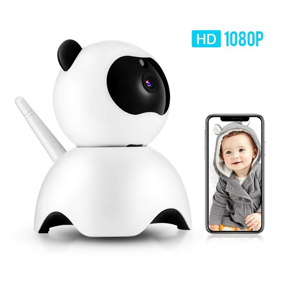 Wireless Home IP Security Camera - Smartlife HD 1080P WiFi Indoor Surveillance Camera with Night Vision, Motion Detection, 2 Way Audio for Pets/Home/Office/Baby Monitor with iOS, Android APP (1 Pack)