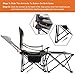 XGEAR 2 in 1 Folding Camping Chair Portable Lounge Chair With Detachable Table for Camping Fishing Beach and Picnicsthumb 2