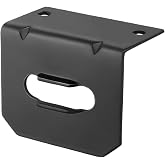 58301 Vehicle-Side Trailer Wiring Harness Mounting Bracket, for 4 Pin Trailer Connector Mount and Trailers Plug Holder Bracket - Only 4 Way Flat Mounting Bracket