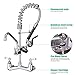 IMLEZON Commercial Wall Mount Kitchen Sink Faucet Brass Constructed Polished Chrome Pre-Rinse Device 25