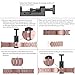 Simpeak Slim Band Compatible with Apple Watch Series 7 45mm, Women Men Solid Stainless Steel Business Band Strap Replacement for iWatch Series 6 SE 5 4 (44mm) Series 3 2 1 (42mm), Rose Gold