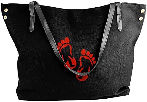 Big-foot Sasquatch Folding Dumpling Bag For Women Black