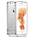 iPhone 6S Case,Roybens Luxury 2 in 1 [Air Aluminum Bumper + Acrylic Back Plate] Back mirror Anti-Scratch Case Cover for Apple iPhone 6/6S - Silver