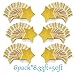 50 ft Twinkle Star Paper Silver & Gold Garland Bunting Banner Hanging Glittery Decoration, Decor for Birthday Party Baby Shower Christmas Weddings Christenings Barbecue Fetes Gard - 6 Pack