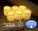 Festival Delights Timer Flameless Candles Premium IC-Controlled Soft Flickering Votive Battery Operated Candles, 150 Hours of Lighting, 5H Timer, Battery Included, Dia. 1.5