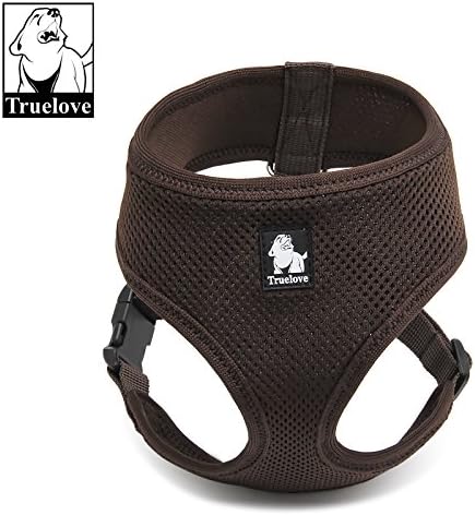 Purr Multi-Colored Lockable Cat Harness, Safe, Adjustable, Lock Secure, All Weather, Pet Vest, Outdoor (Small, Mocha Brown)