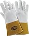 IRONCAT 6141 Kidskin TIG Welding Gloves – X-Large, Kevlar Thread Welding Gloves with 4 in. Gold Cuff, Straight Thumb