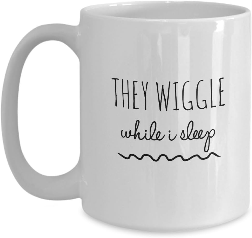 Funny Gardening Coffee Mug - They Wiggle While I Sleep - Tea and Coffee Cup For Head Gardeners Who Make Compost Happen In Their Garden