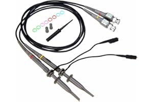 Chesoon P6100 100MHz Oscilloscope Probe with Test Lead Alligator Clips Completed Kit