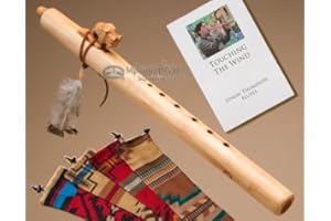 JONAH THOMPSON FLUTES Native American Flute -Natural Buffalo & Bag