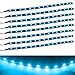 XT AUTO 8pcs 12V Super Bright 30cm 15 LED Flexible Waterproof LED Strip Light for Car Interior & Exterior Decoration DRL Day Running Light Or Boat Bus Garden