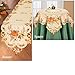 Collections Etc Fall Embroidered Pumpkin And Leaves Table Linens