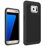 Galaxy S7 Edge Case, TOOPOOT Shockproof Armor Rubber Protective Case For Samsung Galaxy S7 Edge (black)