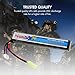 Tenergy Airsoft Battery 11.1V, 1200mAh High Capacity Stick LiPo Battery Pack, 20C High Discharge Rate Rechargeable Hobby Battery for Airsoft Guns AK47, MP5K, RPK, PKM w/Mini Tamiya Connector