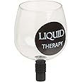 Guzzle Buddy 2GO Unbreakable Tritan Plastic Wine Bottle Glass, It Turns Your Bottle Into Your Glass, Liquid Therapy