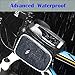 Longteng Bike Frame Bag, Waterproof Top Front Tube Bike Bag Sensitive Touch Screen Bike Phone Bag with Detachable Velcro Design and Lndependent Storage Space Design for Cellphone Below 6.0 Inchesthumb 3