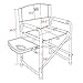 Timber Ridge Directors Chair with Side Table Aluminum Frame Portable Lightweight Folding Camp Chair for Outdoor Camping, Patio, Lawn, Garden, Support 300lbs
