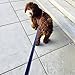 URPOWER Dog Leash Harness Adjustable & Durable Leash Set & Heavy Duty Denim Dog Leash Collar for Small, Medium and Large Dog, Perfect for Daily Training Walking Running