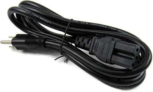 UpBright UL 6ft Notched Plug 3 Prong AC Power Cord Compatible with 