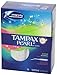 Tampax Pearl Plastic Tampons, Super Absorbency, Scented, 18 Count