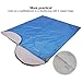 REDCAMP Ultra Lightweight Sleeping Bag for Backpacking, Comfort for Adults Warm Weather, Hooded with Compression Sack Blue (87