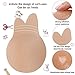 Nipple Covers,Sticky Bra Breast Lift Pasties Reusable Silicone Backless Strapless Adhesive bras