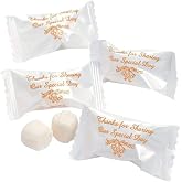 Fun Express Thank You Buttermints Gold &amp; White 108 Count