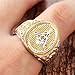 OAKKY Men's Stainless Steel Vintage Masonic Freemason Ring Biker Symbol Member Band Silver Gold Size 10