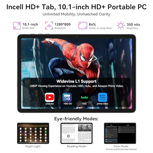 Tablet 10 Inch,Android 16 Tablet with Pen and Keyboard,with Gemini AI,24GB RAM 256GB ROM Expandable to 2TB, T606 Octa-Core Gaming Tablet,5000mAh with Fast Charge Tablette Android