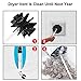 Piy Painting 20 Feet Dryer Vent Cleaning Kit, Lint Remover, Fireplace Chimney Brushes, Extends Up to 20 Feet, Synthetic Brush Head, Use with or Without Power Drill