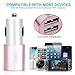 iPhone Car Charger, ZUOQI 24W/4.8A High Speed Dual Port USB Car Adapter for Apple iPhone 7 Plus/ 7 /6 Plus/ 6S/6/6 S Plus/ iPad/iPod, Samsung Galaxy S6 S6 Edge S5, HTC One M8 M9 and More-Rose Gold