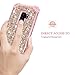 Hekodonk Compatible Galaxy S9 Plus Case, 3D Luxury Sparkle Glitter Shiny Heavy Duty Shockproof Full-Body Protective High Impact Hybrid Cover for Samsung Galaxy S9 Plus - Bling Rose Gold