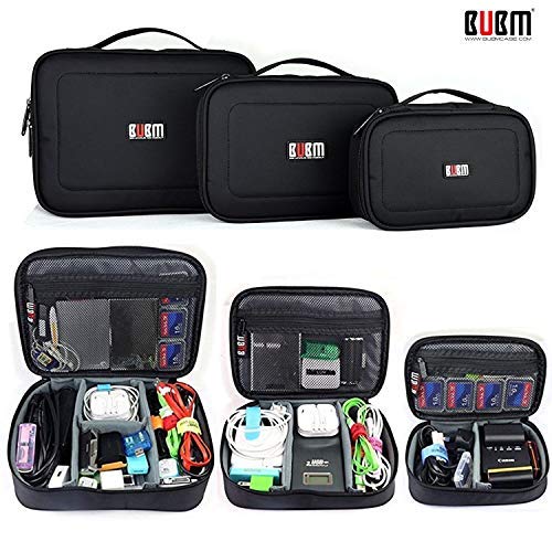 BUBM Electronic Organizer Travel Gadget Bag for USB Cable,Power