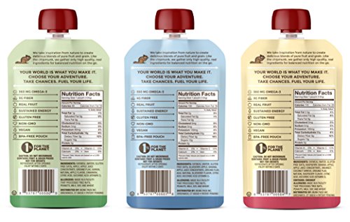 Munk Pack Oatmeal Fruit Squeeze Pouch, Variety Pack, 4.2 oz, 6 Pack - Thumbnail 6