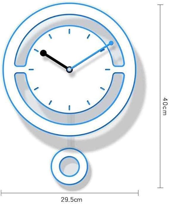 Amazon.de: Kuingbhn Schaukeldekoration Wanduhr Küchenuhr Nicht-Tickende
