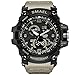 Men's Sports Analog LED Digital Wrist Watch Dual Quartz Military Army Sport Watch Water Resistant