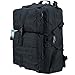 HUKOER 35L/45L Military Tactical Backpack -Tactical Assault Molle Rucksacks Waterproof Expandable Hunting Backpack Outdoor Daypack for Hiking Camping Trekking Hunting Bag (Black-45L)