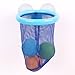 Efast Bath Toy, Basketball Hoop Bathtub Bath Toy for Boys and Girls with 3 Balls (-Blue)
