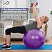 JBM Exercise Yoga Ball with Air Pump - Support up to 200 lbs