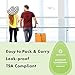 Squeeze Pod Travel Conditioner - 10 Single Use Pods – Sulfate Free, Leak Proof, TSA Approved Travel Size Toiletries Made with Natural Ingredients - Best for Airline Traveling, Camping & Gym Bags VC05