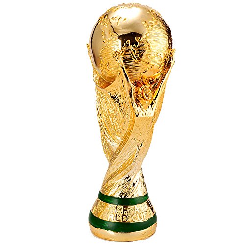 Hancel 2018 FIFA World Cup Trophy Replica Soccer Championship Trophy Fans Souvenir with Color Box - 8 Inches Tall