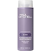 Paul Mitchell Platinum Blonde Violet Shampoo, Banishes Brass + Brightens, Ideal for Light to Medium Blonde, Silver, Gray or White Hair