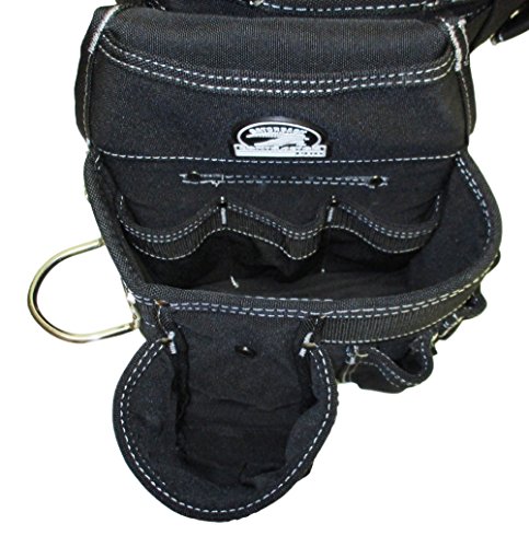 TradeGear SMALL 26-30" Carpenter’s Combo Belt & Bag – Strong & Durable Carpenter Tool Belt Designed for Optimum Comfort – Sufficient Carry Space for All Your Carpenter Tools – Partnered w/ GatorBack - Thumbnail 5