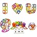 Soyee Magnetic Blocks STEM Educational Toys for 3,4 and 5+ Year Old Boys and Girls Creative Construction Fun Magnetic Tiles Kit Gifts for Kids - 100pcs Super Refill Kit