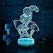 Spiderman Night Light for Kids Christmas Gift Led 3D Illusion Lamp Desk Unique Boys Toys Adult Home Decor Office Bedroom Room Red Web Shooter Party Decorations Nursery Lighting 7 Color Crackle Western